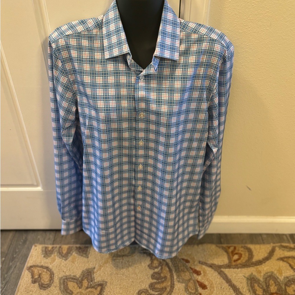 Women’s Blue Checkered Shirt